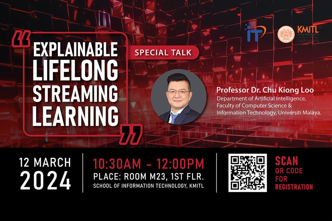 Special talk …“Explainable Lifelong Streaming Learning”