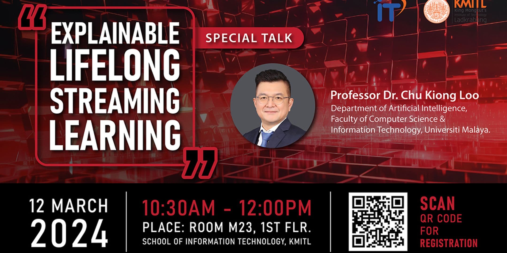 Special talk …“Explainable Lifelong Streaming Learning”